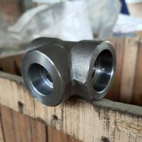 Quality Sch 80 Socket Welded Pipe Fittings ASTM A105 Tee Pipe Fitting for sale