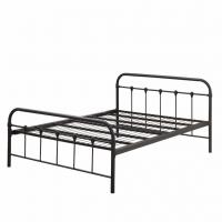 China Customizable Black Cast Iron King Beds ,  Cast Iron Full Size Bed Frame for sale