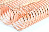 China Metallic Colors 11.1mm 7/16 Inch Metal Spiral Binding Coils factory