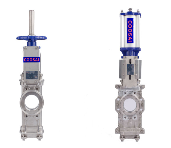 Quality SS Through Conduit Knife Gate Valve For Sewage Treatment Industry for sale