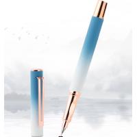 China Metal upright pen 0.28 erasable erasing pen.Special color pen Metal pen for students School metal pen factory