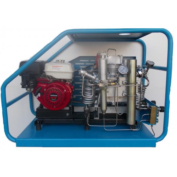 Quality Gas powered scuba reciprocating air compressor filling cylinders at home or in laboratory for sale