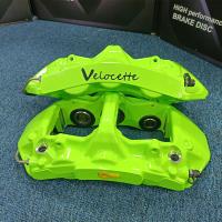 China Green 6 Piston Caliper Of Car GT6 Monoblock Technology With Greater Braking Power factory