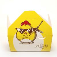 Quality Rigid Disposable Food Packaging Box Recycled Fried Chicken Container for sale