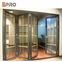 Quality Aluminum Frame Folding Glass Doors Thermal Break Aluminium System Design folding for sale