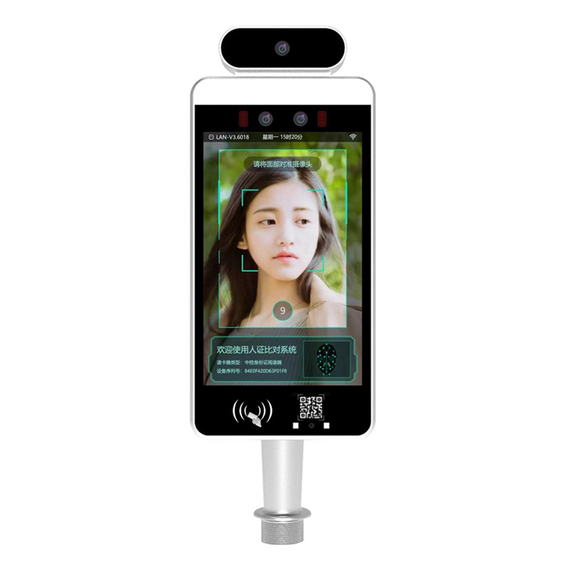3D Stand Temperature Measurement Face Recognition System Terminal ...