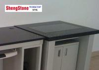 China Laboratory Black Epoxy Resin Worktop 19mm Thickness With Matte Surface factory