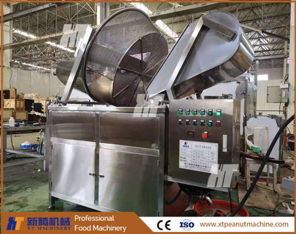 Quality Chickpeas Automatic Peanut Processing Machines Broad Beans Groundnut Frying Machine for sale