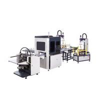China Automatic Gluing Pasting Packaging Rigid Box Positioning Machine for Mobile Phone Gift for sale