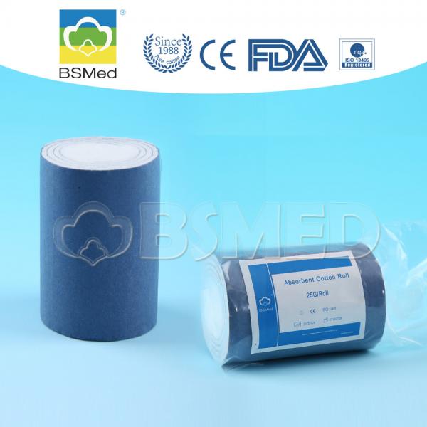 Quality High Absorbent Disposable Medical Cotton Wool Roll Lightweight For Surgical Dressing for sale