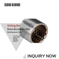 China 800 Bimetal Bearing Bushes CuPb10Sn10 Thin Walled Graphite Self - Lubricating factory