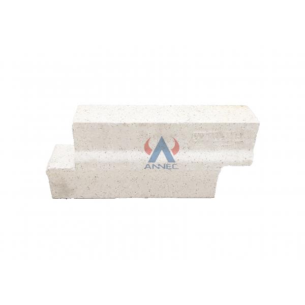 Quality Cold Crushing Strength Dense White Alumina Silica Fire Brick for sale