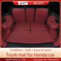 China Red Compatible 6.6 Pounds Honda Crv Car Leather Mat 3D Full Coverage Protective factory