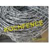 China Low Carbon Steel Barbed Wire Fence Long Use Life Solarization Resistance factory