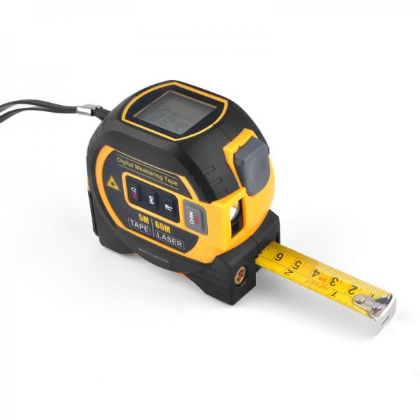 Quality Wintape 3 In 1 Digital Laser Measure Tape With Cross Line Laser Traditional Steel Tape for sale
