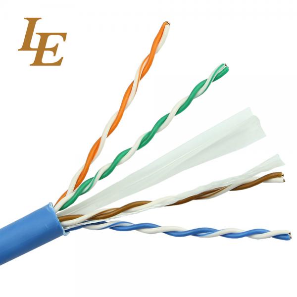 Quality Durable Network Lan Cable Cat 5e 4 In 1 PE Insulation Long Lifespan ROHS Approved for sale