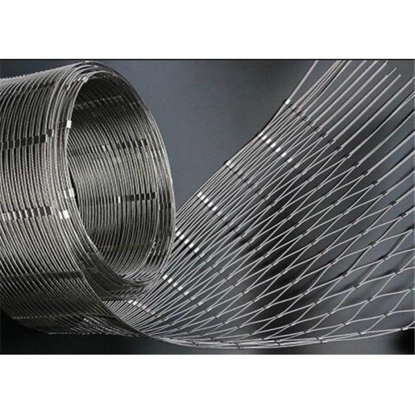 Quality X - Tend Flexible Stainless Steel Cable Mesh Ferruled Woven Netting CE Approved for sale
