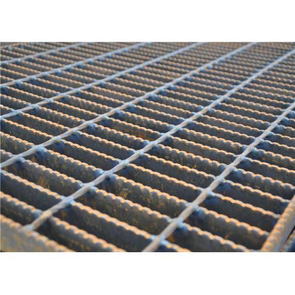 Quality Mesh Drain Cover Serrated Steel Grating Silver Color Heavy Duty Load for sale