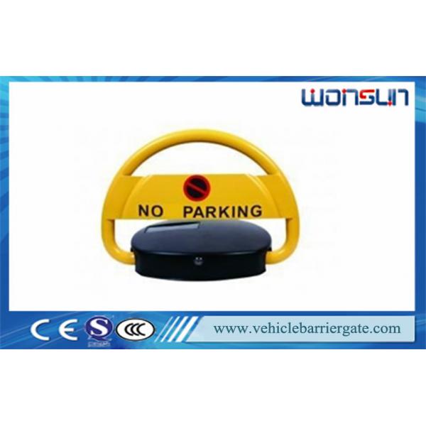 Quality IP68 Waterproof Steel Automatic Remote Car Parking Locks in Yellow for sale