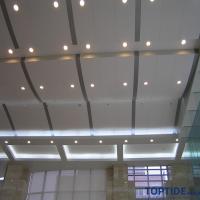 Quality Wave Like Curved Aluminium Honeycomb Panel Decorative Suspended Sandwich Ceiling Boards for sale
