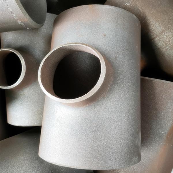 Quality DN15 Carbon Steel Pipe Fittings Seamless JIS Butt Welded Reducing Tee for sale