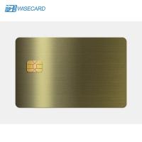 China Smart Loyalty 144 Bytes Metal Credit Card RFID NFC Chip Business Use factory