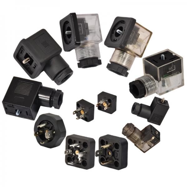 Quality 2+PE 3+PE Female Plug Solenoid Valve Connector Type C UL Approved for sale