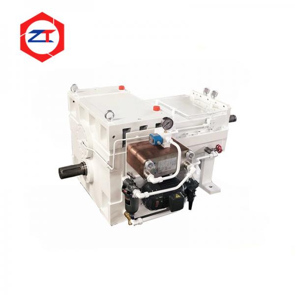 Quality Cast Iron Twin Screw Extruder Elements / Extruder Machine Price High Speed Gear Box Plastic Recycling Extruder for sale