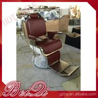 China Luxury hair salon furniture barber styling units reclining hairdressing chair for sale factory