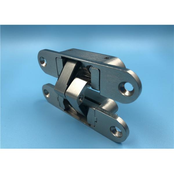 Quality Satin Nickel Mortise Mount Invisible Hinge For Light Duty Wooden Doors for sale