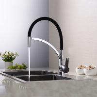 Quality Chrome Lever Handle Kitchen Tap Hot And Cold Flexible Colorful Hose for sale
