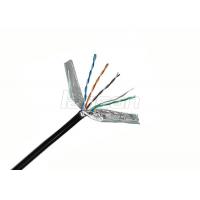 China 4 Pairs Stranded Data FTP Cat6 Outdoor Cable , 0.57mm Solid Copper Ethernet Cable factory