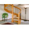 China Prima Home Modular Spiral Staircase With Laminated Tempered Glass Tread And Post Railing factory