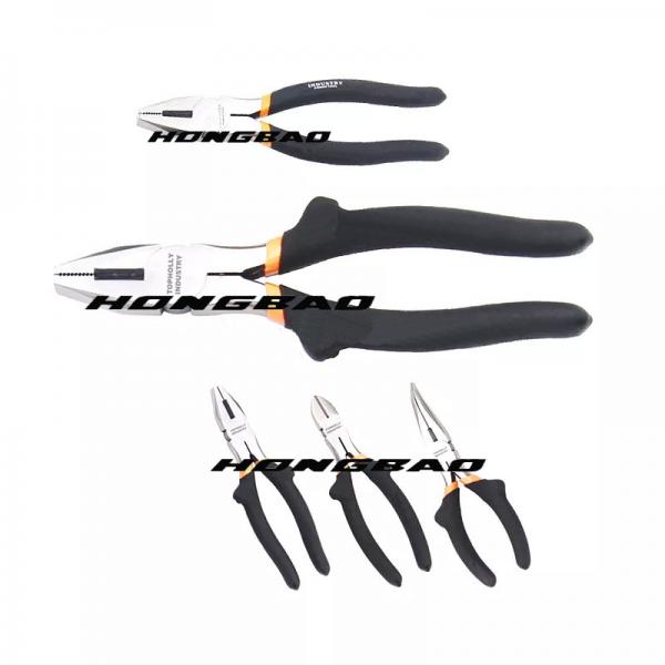 Quality Steel Insulated Combination Pliers Bright Chrome Dipped Handle 6" 8" Wide High for sale