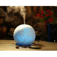 China Ceramic Aroma Diffuser  Essential Oil Use Humidifier with RGB Color Changing Cool Mist Output Button Control CE ROHS factory