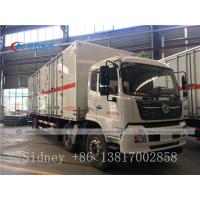 China Dongfeng 6X2 Refrigerated Van Truck with Thermo King Refrigerator factory