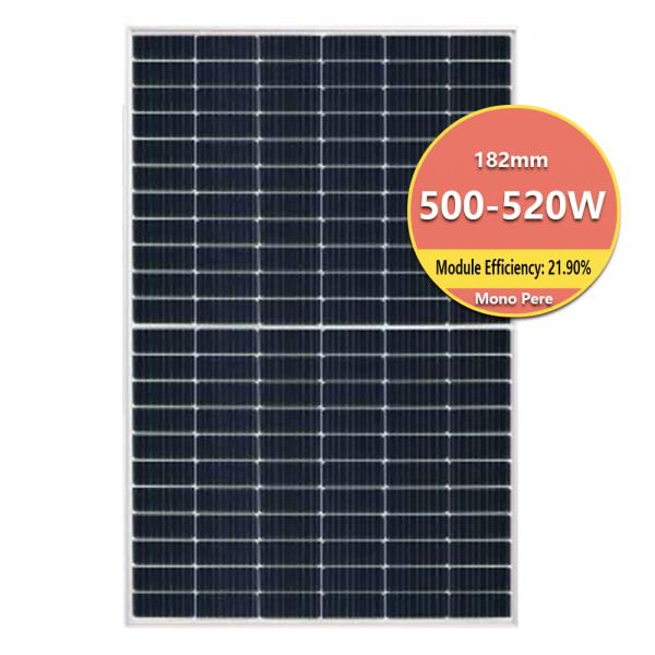 Quality High Quality and Efficiency Half-Cell Monocrystalline Solar Panel 500W 510W 520W for sale
