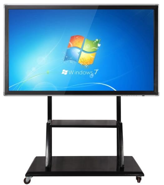 Quality 55 Inch Floor Stand Movable Interactive Flat Panel Support Windows/Android For Teaching for sale