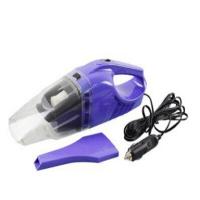 China Purple Hand Held Battery Powered Vacuum Cleaners Dc 12v Plastic Material factory