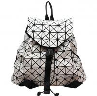 China 2016 European and American women new fashion diamond geometric triangle backpack factory