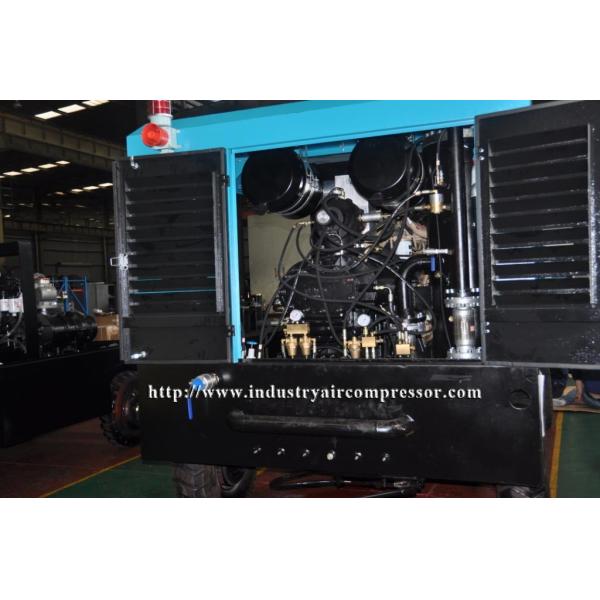 Quality High Pressure Drilling Compressor Diesel Engine Portable Screw Air Compressor for sale