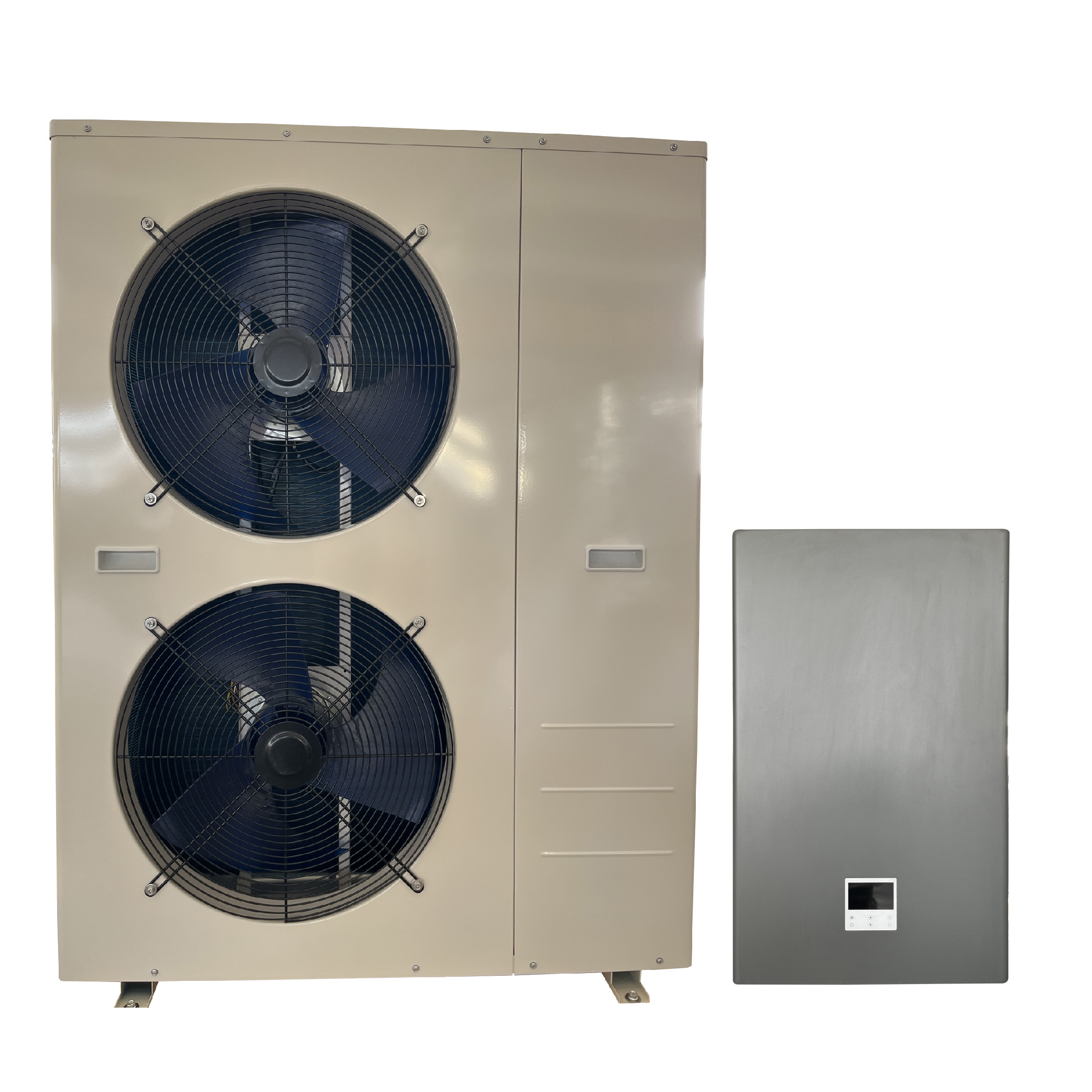 China High COP4.21 Inverter EVI Split Heat Pump Air Source Water Heaters factory