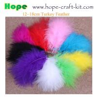 China 12~18mm turkey ostrich feathers, goose feathers, turkey feathers, chicken feathers, peacock ,  for hobbies and kids DIY factory
