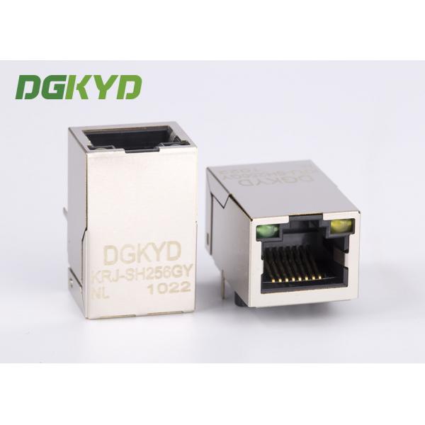 Quality Tab Up 100Mb Network Connector RJ45 Single Port Female Jack For Computer for sale