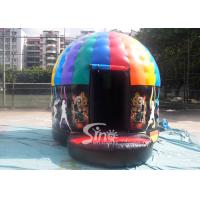 China Kids N Adults Inflatable Music Disco Dome Bouncy Castle With Light Hooks On Top For Outdoor N Indoor Parties for sale