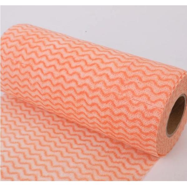 Quality Perforated Disposable Kitchen Washcloths , Practical Multi Purpose Cloth Wipes for sale