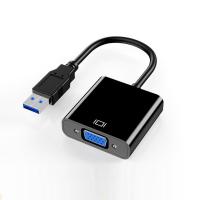 China 15cm USB 3.0 To VGA Adapter External Video Card Multi Display Converter factory
