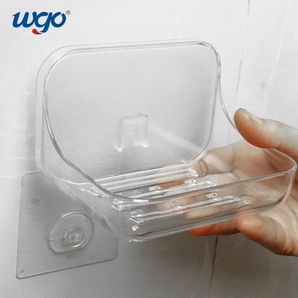 Quality 120mm Wide Clear Soap Hanging Holder With Strip Shape Leachate for sale