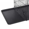 China 91x64x58cm Lightweight Metal Dog Crate Welded  Easy Cleaning Two Handles factory