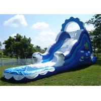 China Mini Inflatable Water Slides , Small Inflatable Pool Slide For Water Park factory